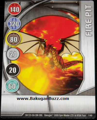 Bakugan Battle Brawlers Ability Card Shun's Throw BA160-AB-SM-GBL 28/48 2008
